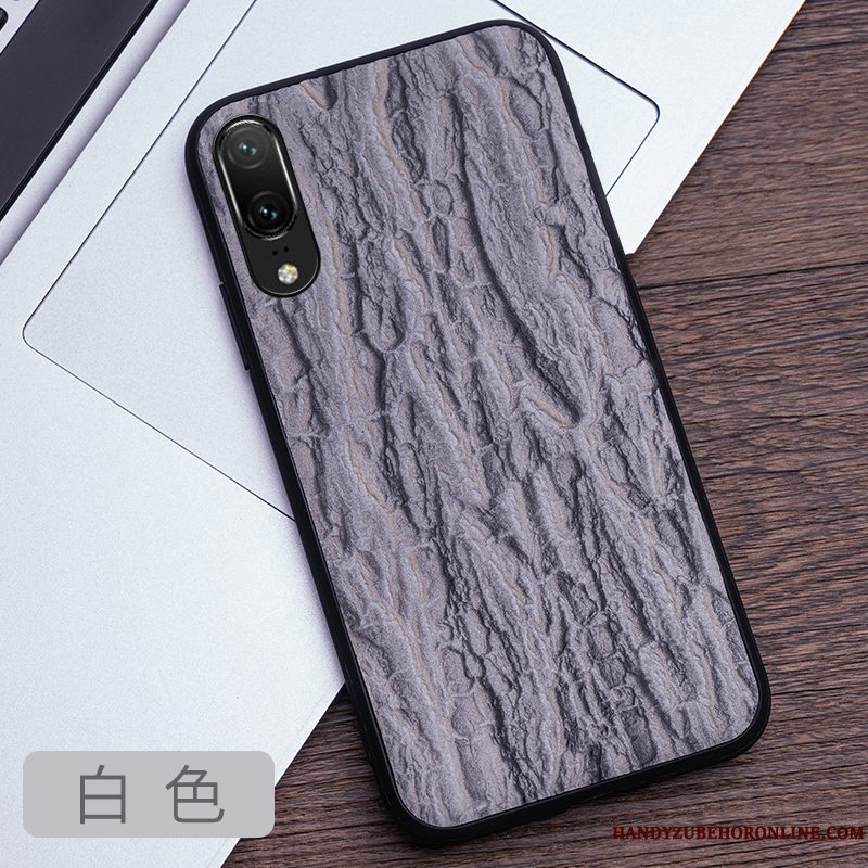 Etui Huawei P20 Beskyttelse Grøn Trendy, Cover Huawei P20 Mode Tree Tilpas