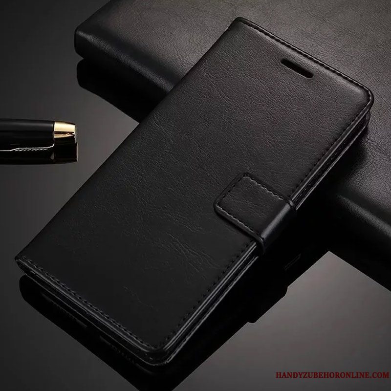 Etui Huawei P20 Beskyttelse Simple Anti-fald, Cover Huawei P20 Læder Telefonguld