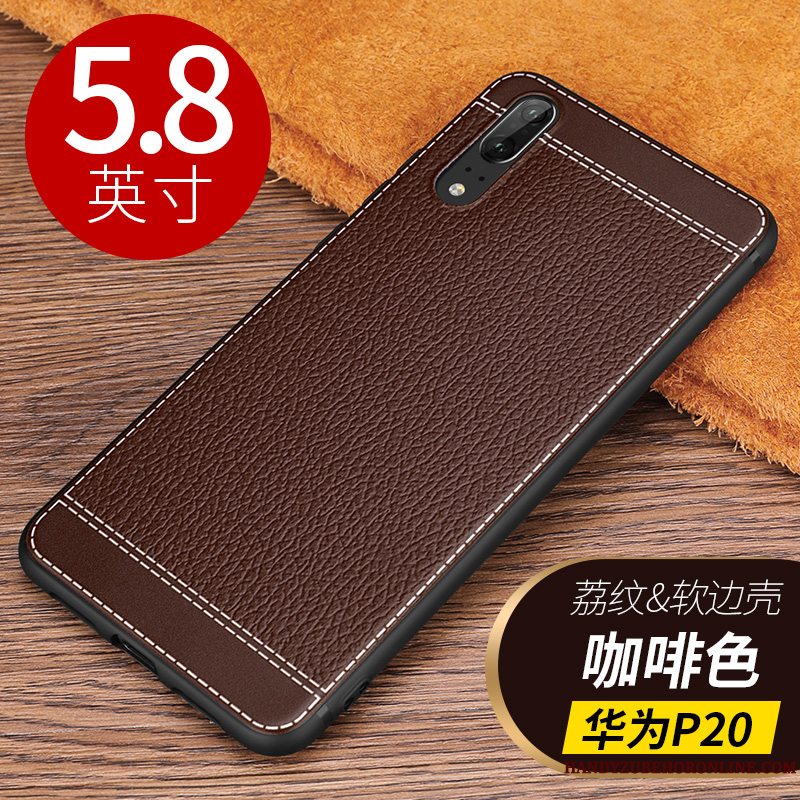 Etui Huawei P20 Beskyttelse Telefonbusiness, Cover Huawei P20 Blød Af Personlighed Anti-fald