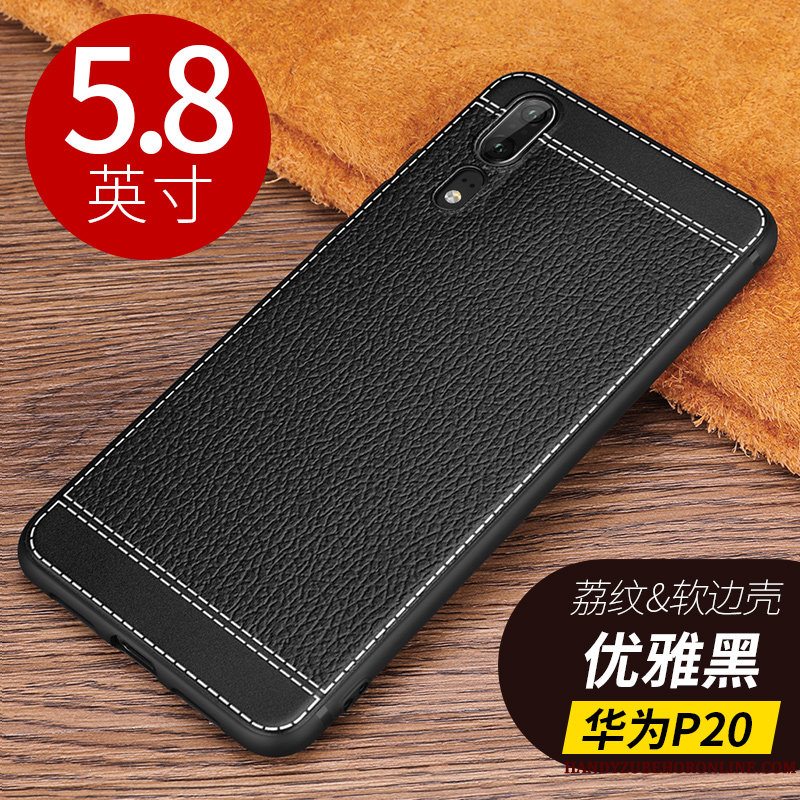 Etui Huawei P20 Beskyttelse Telefonbusiness, Cover Huawei P20 Blød Af Personlighed Anti-fald