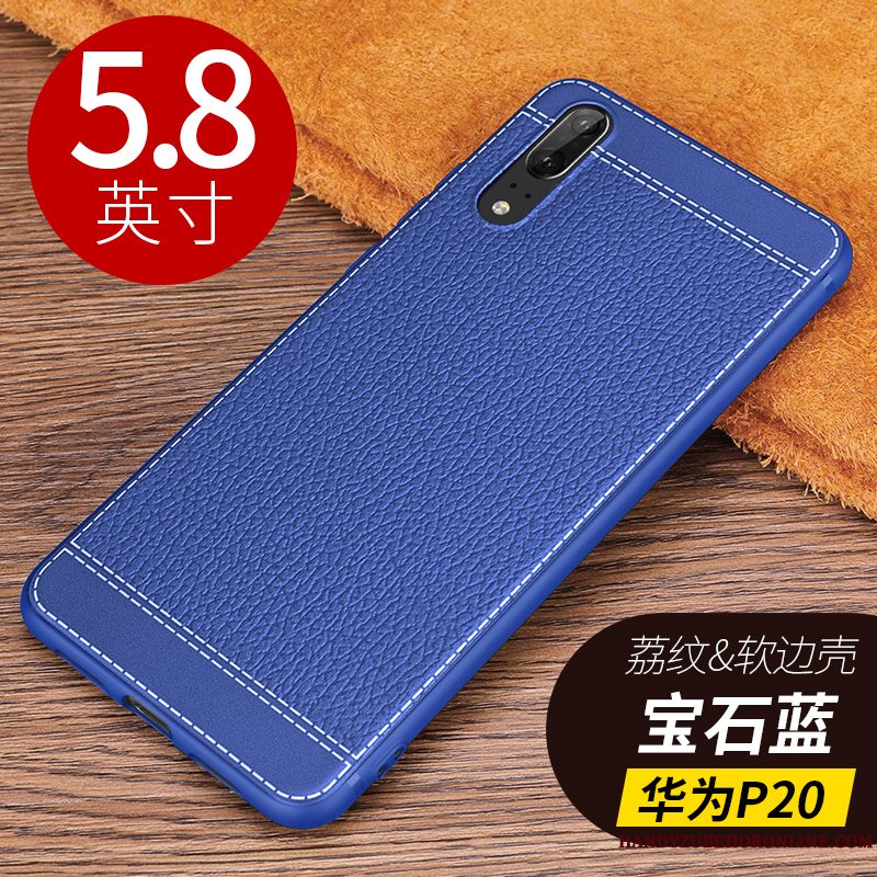 Etui Huawei P20 Beskyttelse Telefonbusiness, Cover Huawei P20 Blød Af Personlighed Anti-fald