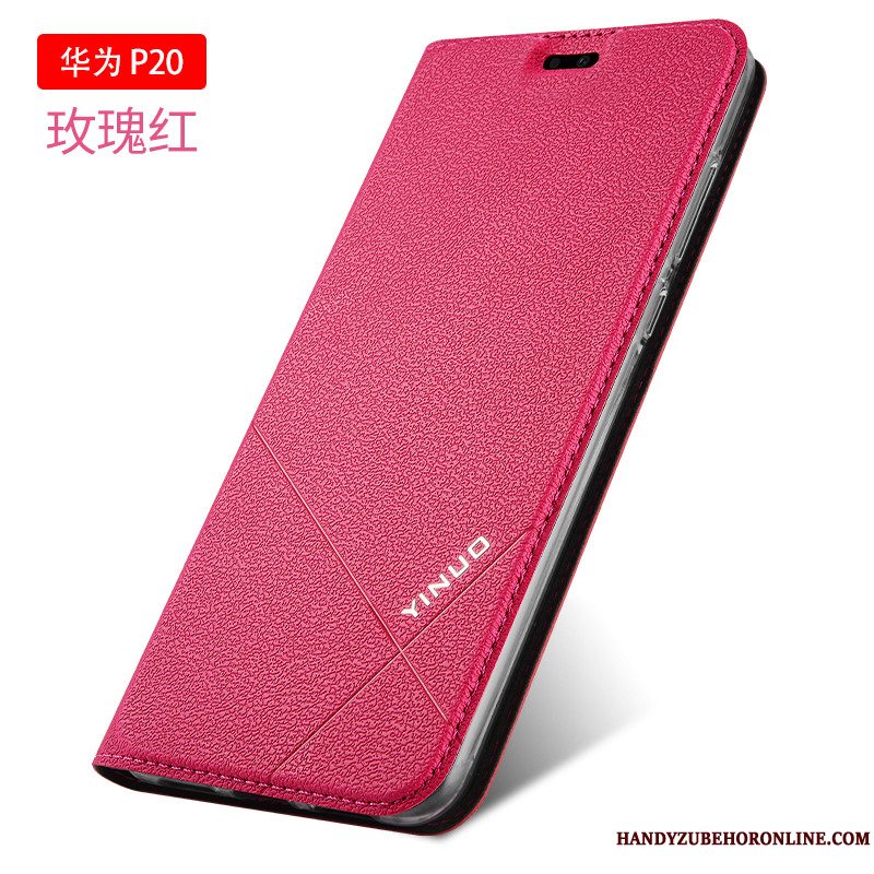 Etui Huawei P20 Beskyttelse Telefontrend, Cover Huawei P20 Læder Anti-fald