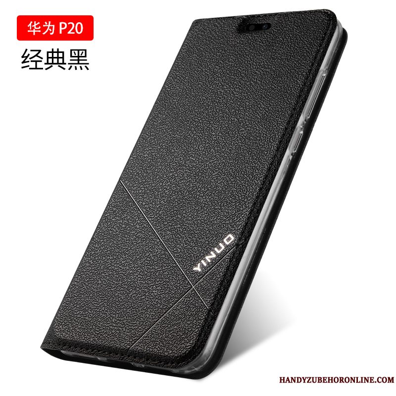 Etui Huawei P20 Beskyttelse Telefontrend, Cover Huawei P20 Læder Anti-fald