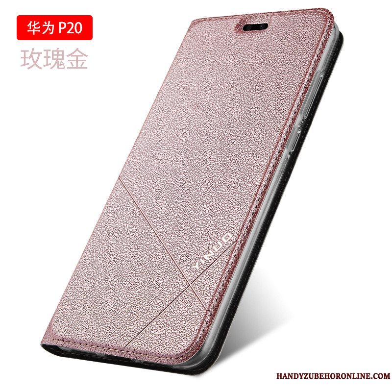 Etui Huawei P20 Beskyttelse Telefontrend, Cover Huawei P20 Læder Anti-fald