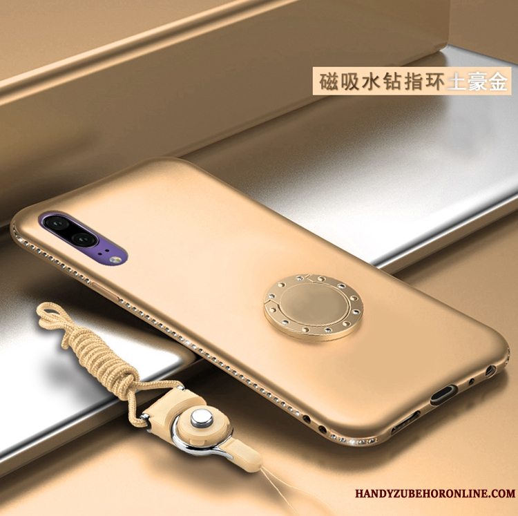 Etui Huawei P20 Kreativ Magnetisk Trend, Cover Huawei P20 Tasker Af Personlighed Anti-fald