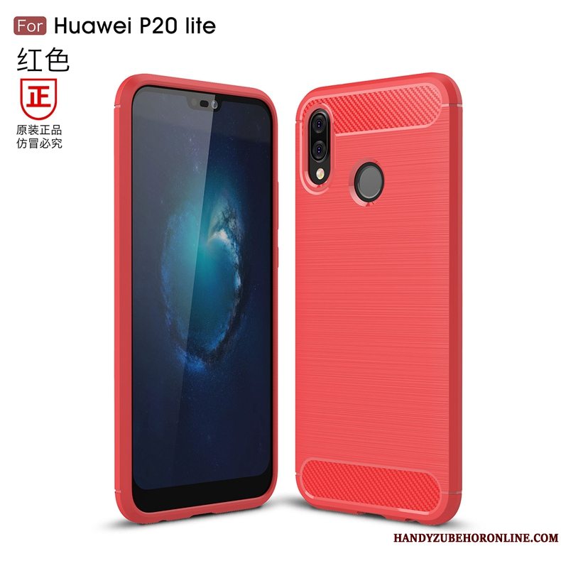 Etui Huawei P20 Lite Blød Fiber Trend, Cover Huawei P20 Lite Silikone Telefonmønster