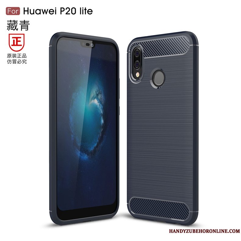 Etui Huawei P20 Lite Blød Fiber Trend, Cover Huawei P20 Lite Silikone Telefonmønster