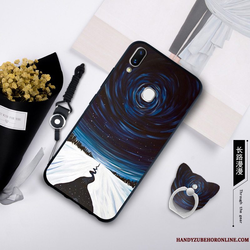 Etui Huawei P20 Lite Blød Hængende Ornamenter Grøn, Cover Huawei P20 Lite Ungdom Telefon