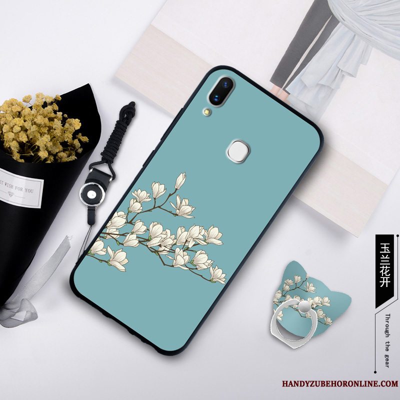 Etui Huawei P20 Lite Blød Hængende Ornamenter Grøn, Cover Huawei P20 Lite Ungdom Telefon