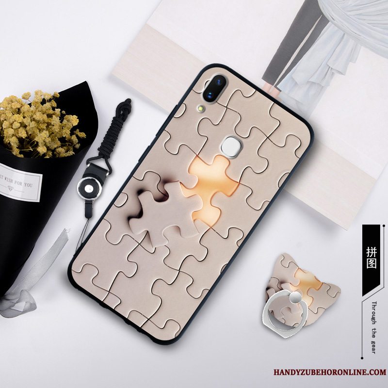 Etui Huawei P20 Lite Blød Hængende Ornamenter Grøn, Cover Huawei P20 Lite Ungdom Telefon