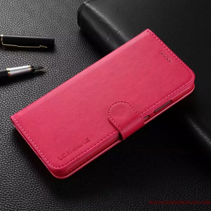 Etui Huawei P20 Lite Læder Anti-fald Gul, Cover Huawei P20 Lite Folio Telefon