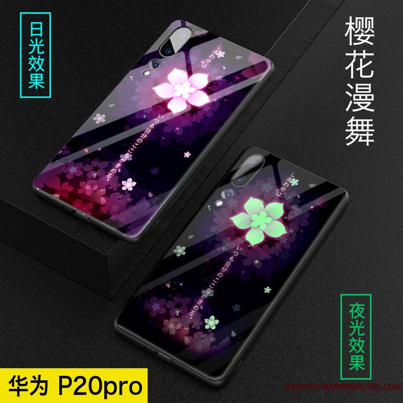 Etui Huawei P20 Pro Beskyttelse Elskeren Spejl, Cover Huawei P20 Pro Tasker Frisk Sort
