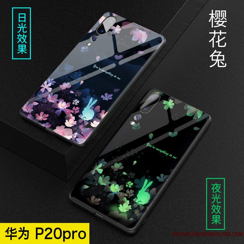 Etui Huawei P20 Pro Beskyttelse Elskeren Spejl, Cover Huawei P20 Pro Tasker Frisk Sort