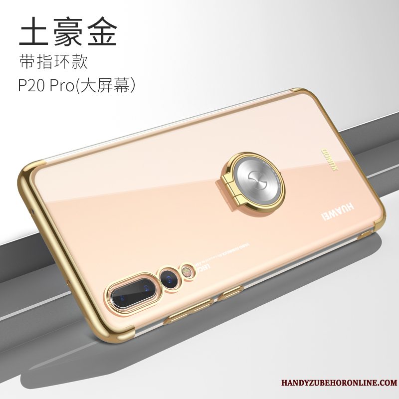 Etui Huawei P20 Pro Beskyttelse Trendy Ring, Cover Huawei P20 Pro Silikone Hård Af Personlighed