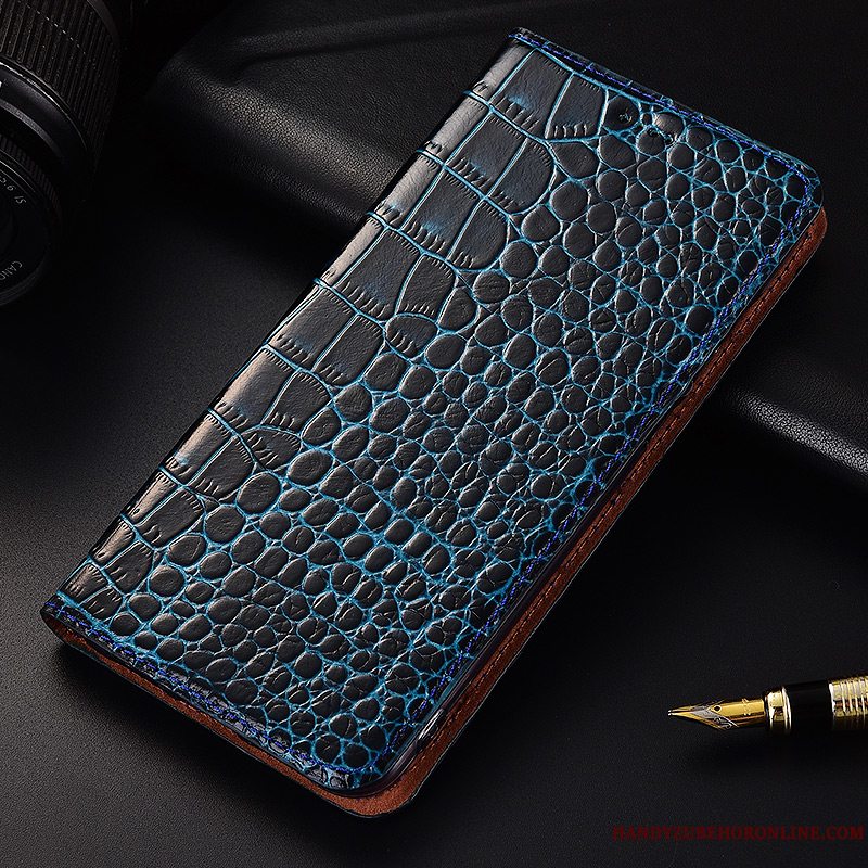 Etui Huawei P20 Pro Blød Rød Telefon, Cover Huawei P20 Pro Læder Krokodille