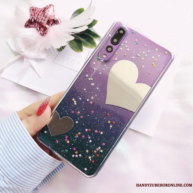 Etui Huawei P20 Pro Blød Trendy Af Personlighed, Cover Huawei P20 Pro Silikone Telefonlilla