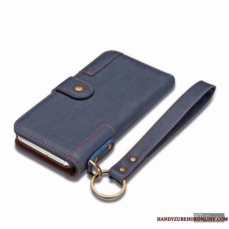 Etui Huawei P20 Pro Læder Hængende Ornamenter Vinrød, Cover Huawei P20 Pro Folio Ny Telefon