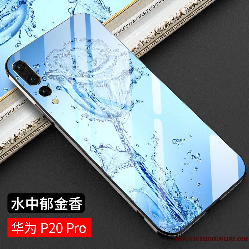 Etui Huawei P20 Pro Mode Hård Glas, Cover Huawei P20 Pro Tasker Trendy Telefon