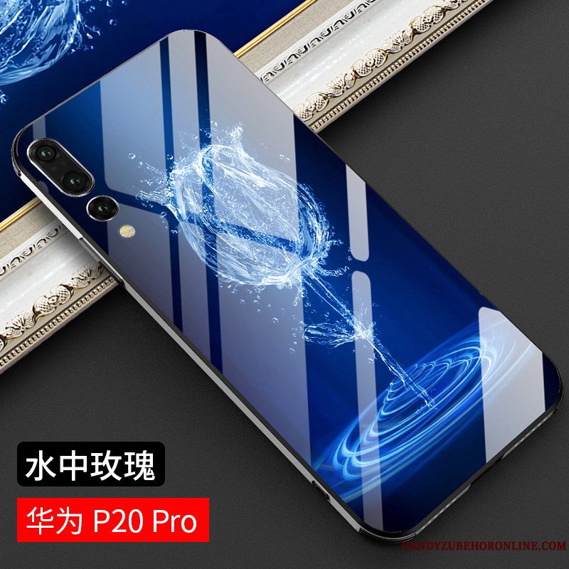 Etui Huawei P20 Pro Mode Hård Glas, Cover Huawei P20 Pro Tasker Trendy Telefon