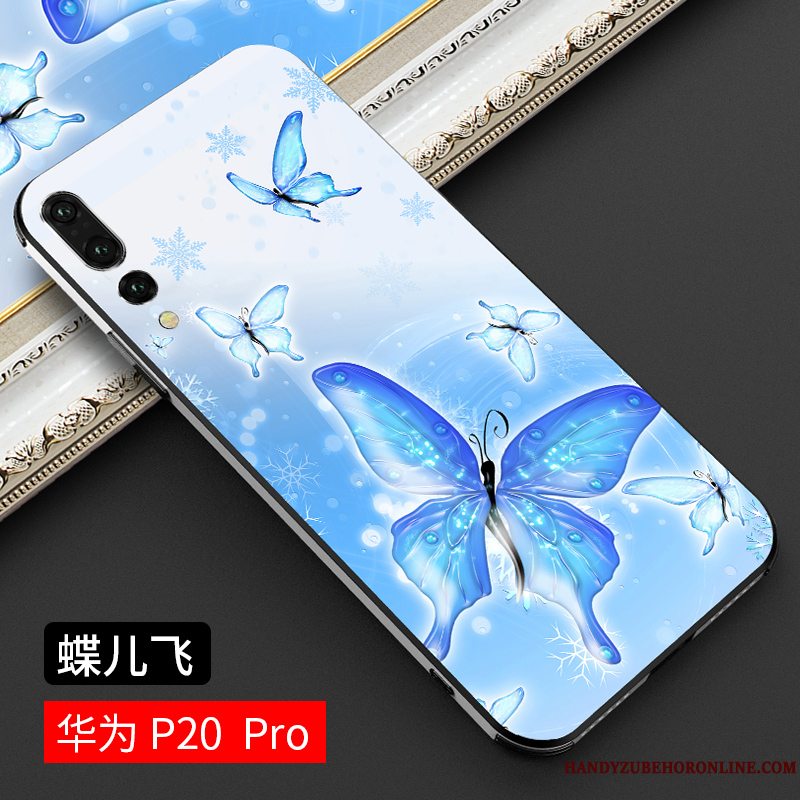 Etui Huawei P20 Pro Mode Hård Glas, Cover Huawei P20 Pro Tasker Trendy Telefon