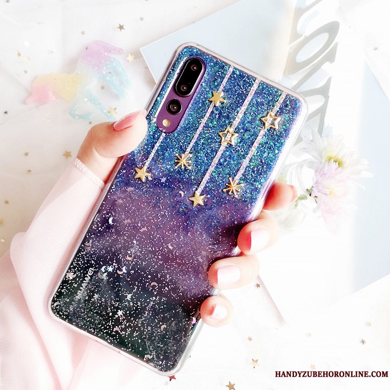 Etui Huawei P20 Pro Tasker Tilpas Anti-fald, Cover Huawei P20 Pro Silikone Stjerne Trend