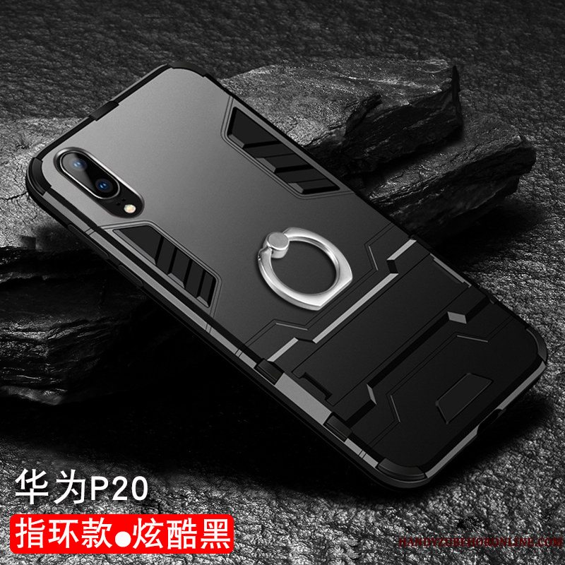 Etui Huawei P20 Silikone Af Personlighed Gasbag, Cover Huawei P20 Tasker Nubuck Trend