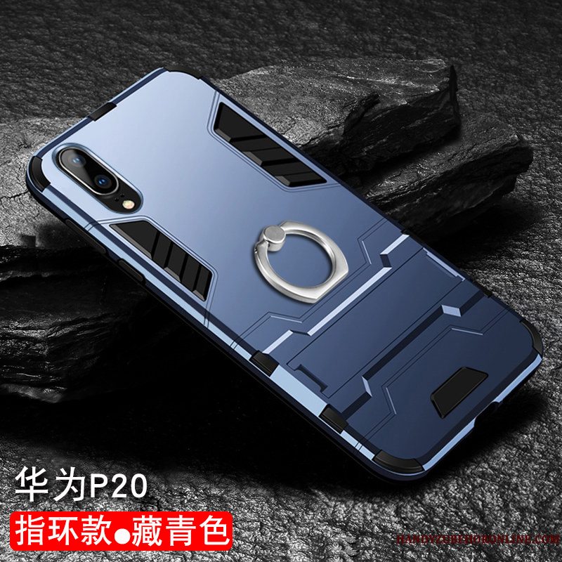 Etui Huawei P20 Silikone Af Personlighed Gasbag, Cover Huawei P20 Tasker Nubuck Trend