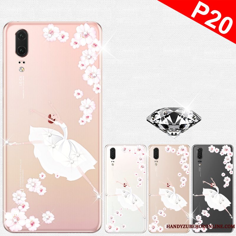 Etui Huawei P20 Silikone Af Personlighed Super, Cover Huawei P20 Tasker Telefontynd