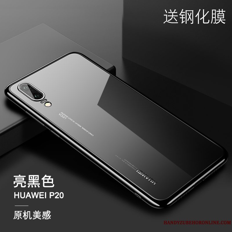 Etui Huawei P20 Tasker Tynd Telefon, Cover Huawei P20 Beskyttelse Af Personlighed Gennemsigtig