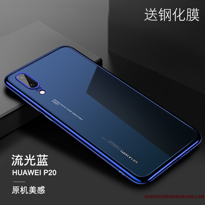 Etui Huawei P20 Tasker Tynd Telefon, Cover Huawei P20 Beskyttelse Af Personlighed Gennemsigtig