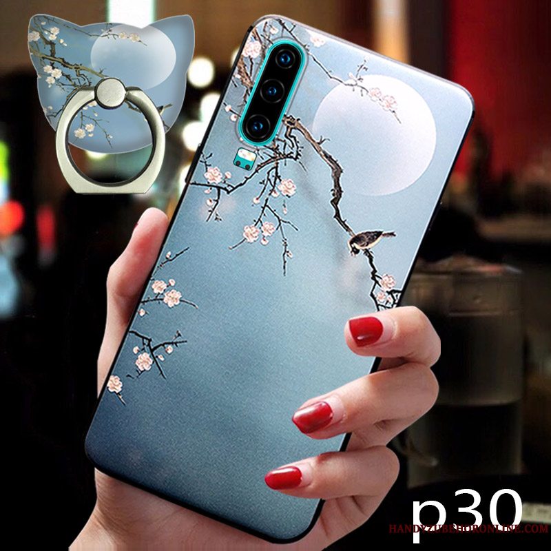 Etui Huawei P30 Beskyttelse Af Personlighed Trendy, Cover Huawei P30 Blød Kinesisk Stil Telefon