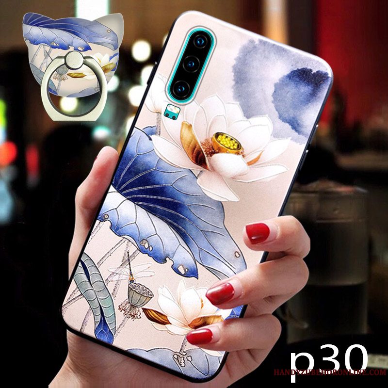 Etui Huawei P30 Beskyttelse Af Personlighed Trendy, Cover Huawei P30 Blød Kinesisk Stil Telefon