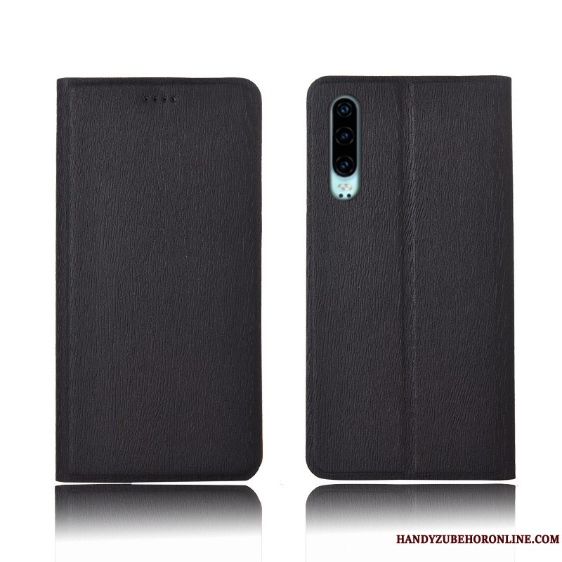 Etui Huawei P30 Beskyttelse Anti-fald Rød, Cover Huawei P30 Folio Ny Mønster