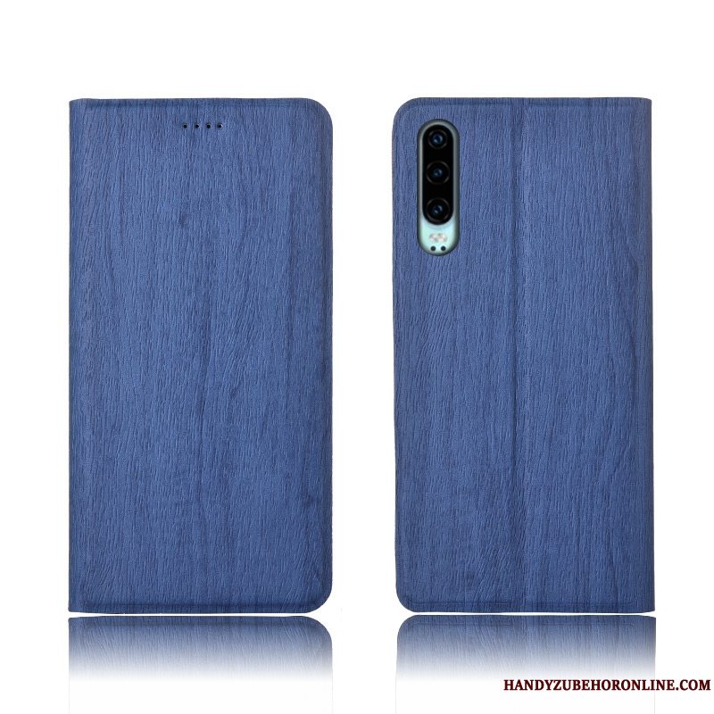 Etui Huawei P30 Beskyttelse Anti-fald Rød, Cover Huawei P30 Folio Ny Mønster