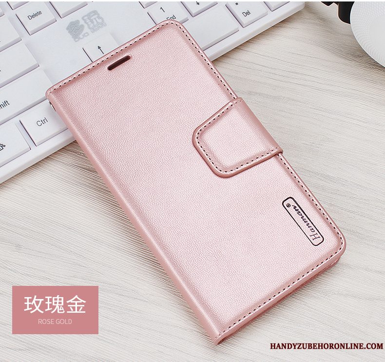 Etui Huawei P30 Folio Telefonmønster, Cover Huawei P30 Tasker Kort Guld