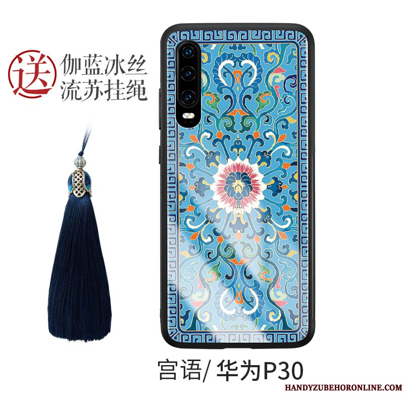 Etui Huawei P30 Kreativ Trend Anti-fald, Cover Huawei P30 Tasker Af Personlighed Telefon