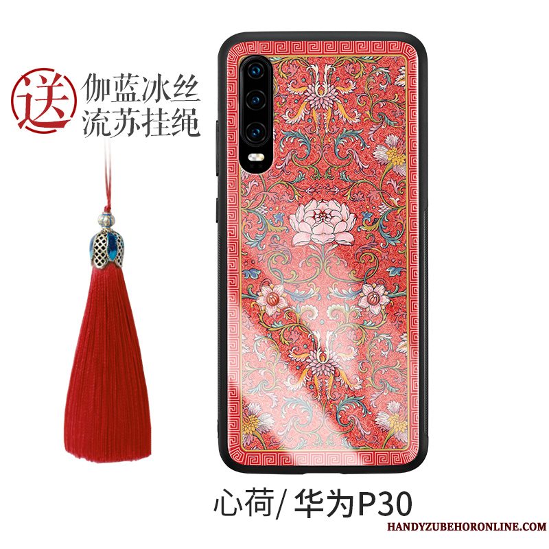 Etui Huawei P30 Kreativ Trend Anti-fald, Cover Huawei P30 Tasker Af Personlighed Telefon