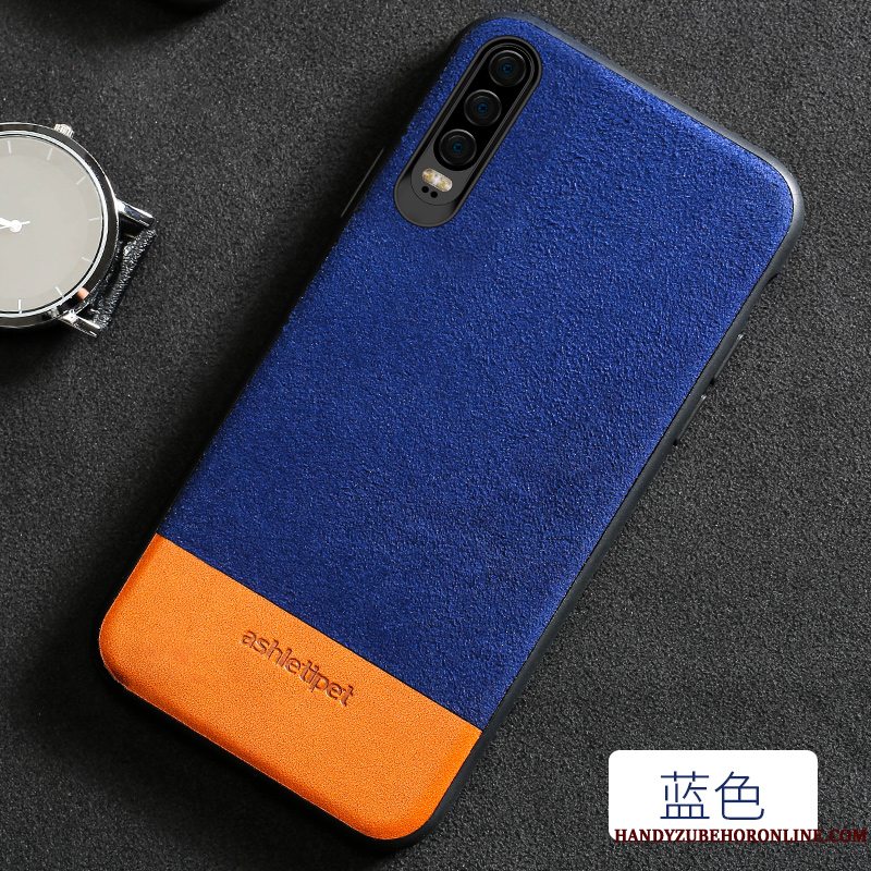 Etui Huawei P30 Kreativ Trendy Telefon, Cover Huawei P30 Læder Elegante High End