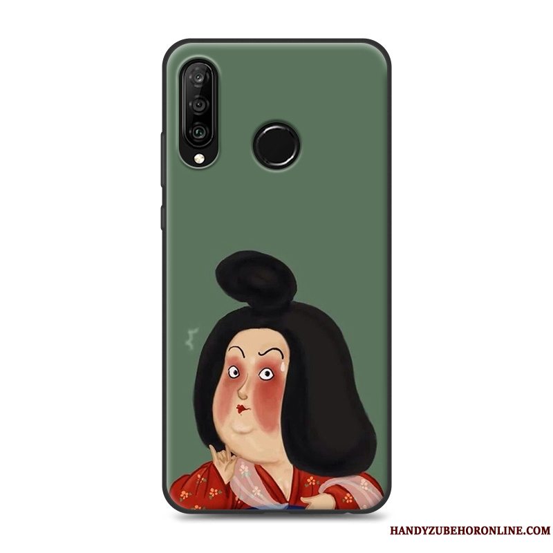 Etui Huawei P30 Lite Blød Anti-fald Elskeren, Cover Huawei P30 Lite Tasker Telefongrå