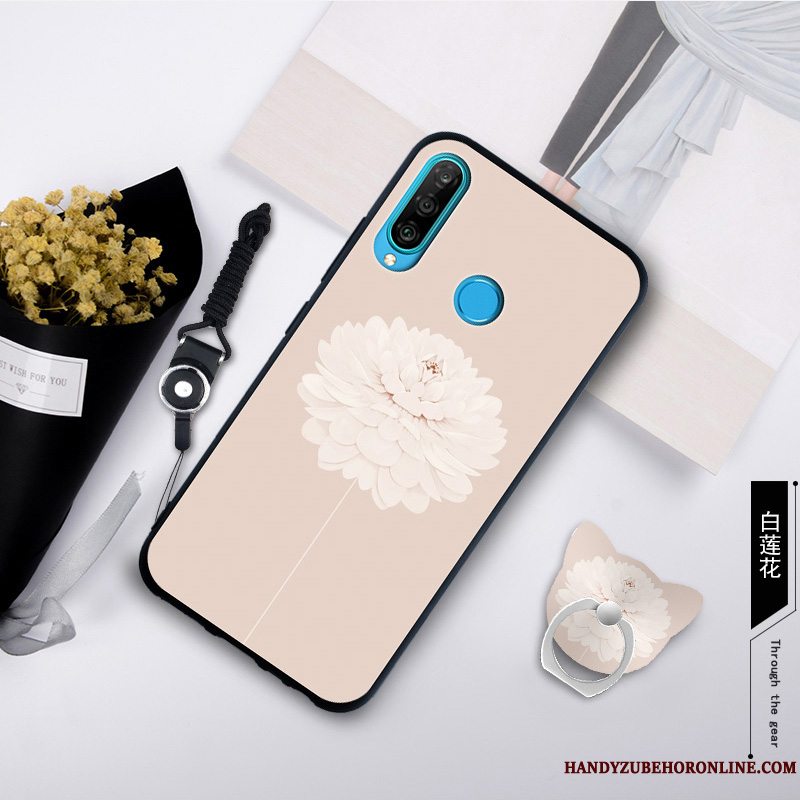 Etui Huawei P30 Lite Blød Telefongrå, Cover Huawei P30 Lite Kreativ Trend Anti-fald