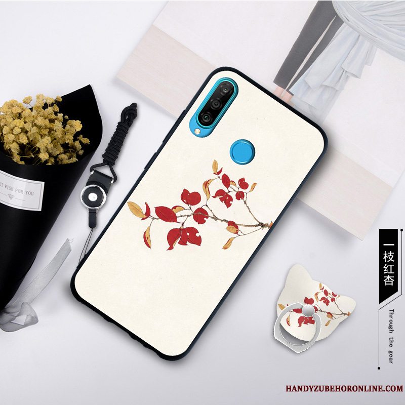 Etui Huawei P30 Lite Blød Telefongrå, Cover Huawei P30 Lite Kreativ Trend Anti-fald