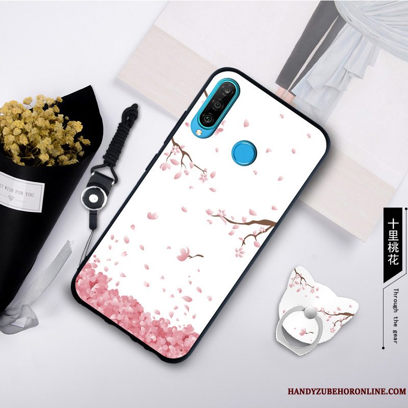 Etui Huawei P30 Lite Blød Telefongrå, Cover Huawei P30 Lite Kreativ Trend Anti-fald