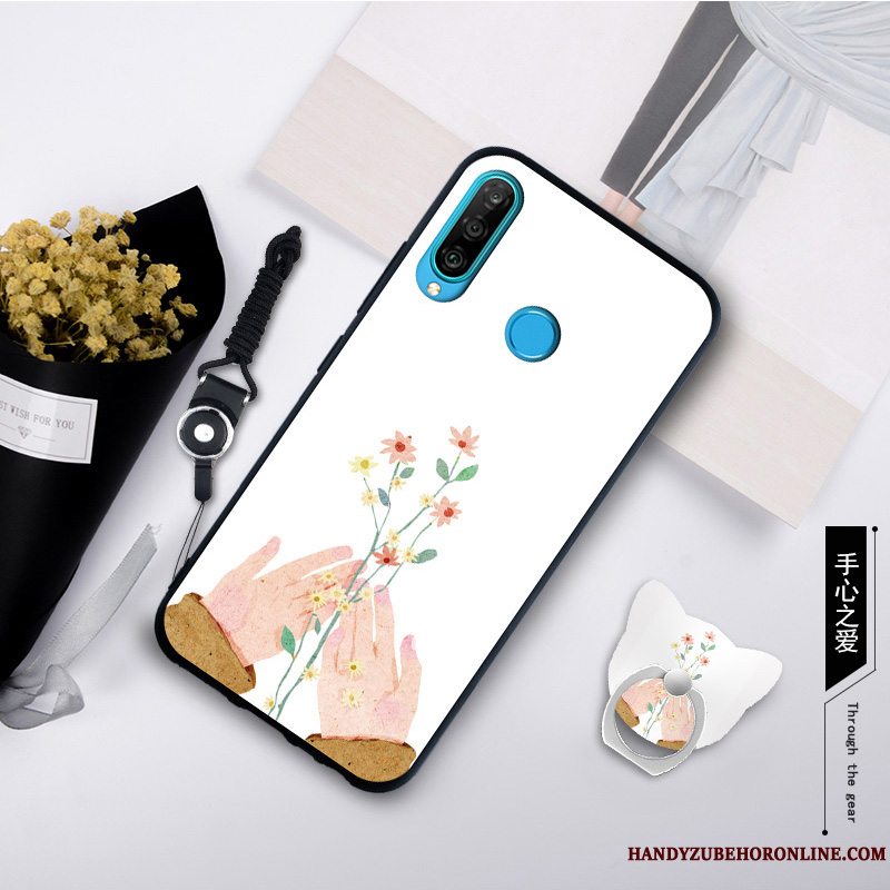 Etui Huawei P30 Lite Blød Telefongrå, Cover Huawei P30 Lite Kreativ Trend Anti-fald