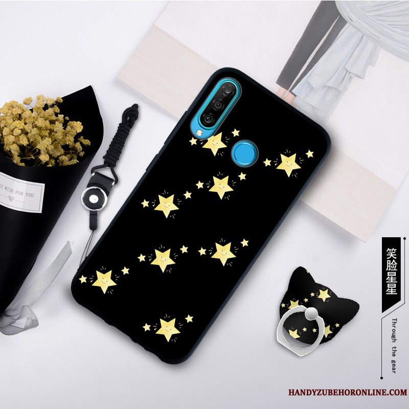 Etui Huawei P30 Lite Blød Telefongrå, Cover Huawei P30 Lite Kreativ Trend Anti-fald