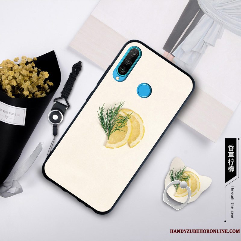 Etui Huawei P30 Lite Blød Telefongrå, Cover Huawei P30 Lite Kreativ Trend Anti-fald