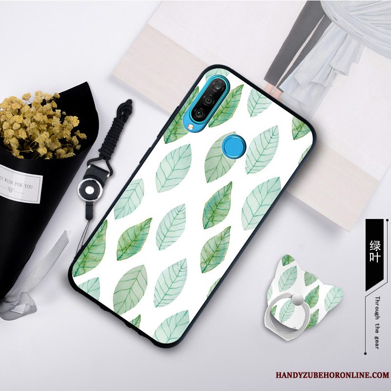 Etui Huawei P30 Lite Blød Telefongrå, Cover Huawei P30 Lite Kreativ Trend Anti-fald