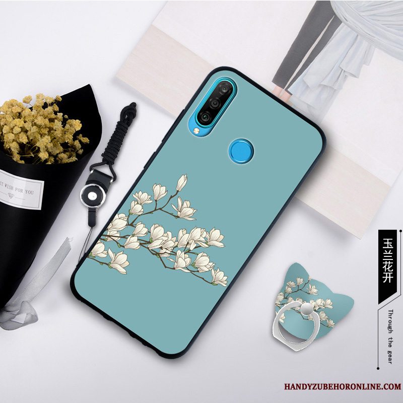 Etui Huawei P30 Lite Blød Telefongrå, Cover Huawei P30 Lite Kreativ Trend Anti-fald