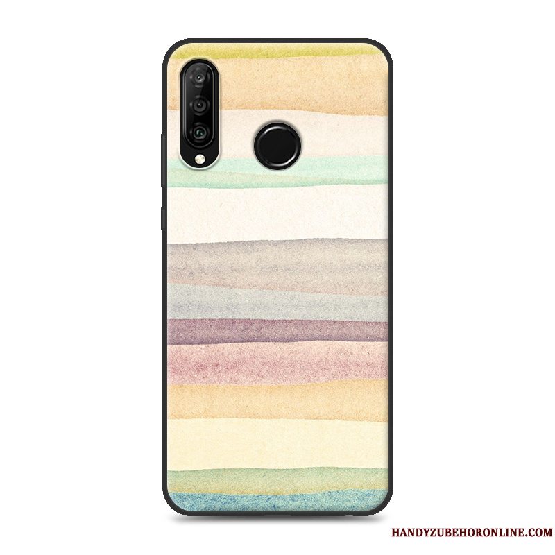 Etui Huawei P30 Lite Blød Trendy Wealth, Cover Huawei P30 Lite Kreativ Telefonaf Personlighed