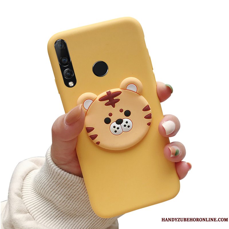 Etui Huawei P30 Lite Cartoon Anti-fald Telefon, Cover Huawei P30 Lite Trend Gul