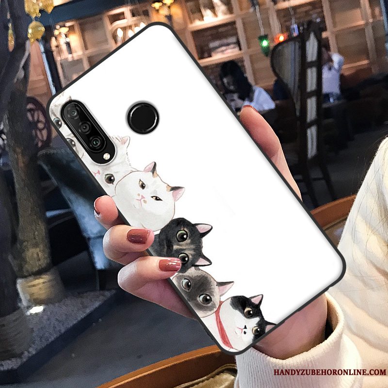 Etui Huawei P30 Lite Cartoon Trendy Telefon, Cover Huawei P30 Lite Blød Smuk